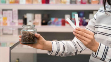 قهوه در عطر فروشی ها